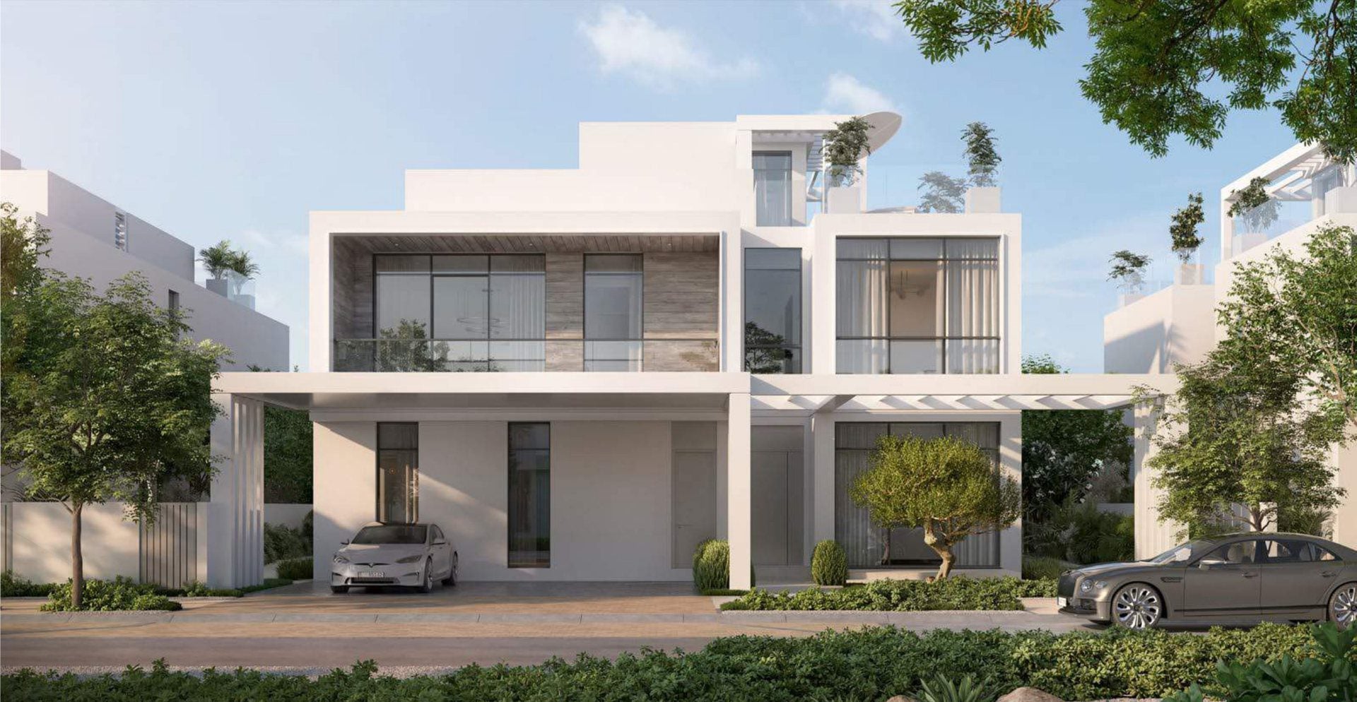 Bashayer Villas 2 by Modon in Al Hudayriat Island, render supplied by developer
