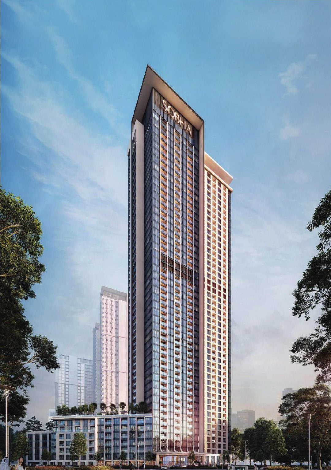 Creek Vistas Grande by Sobha, Sobha Hartland. Render supplied by developer.