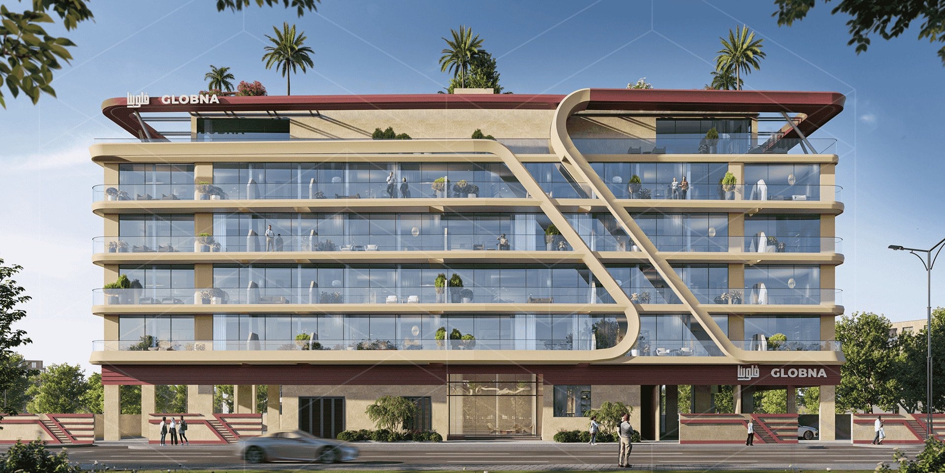 Globna by Crystal Bay Azure, Dubai South. Render supplied by developer.