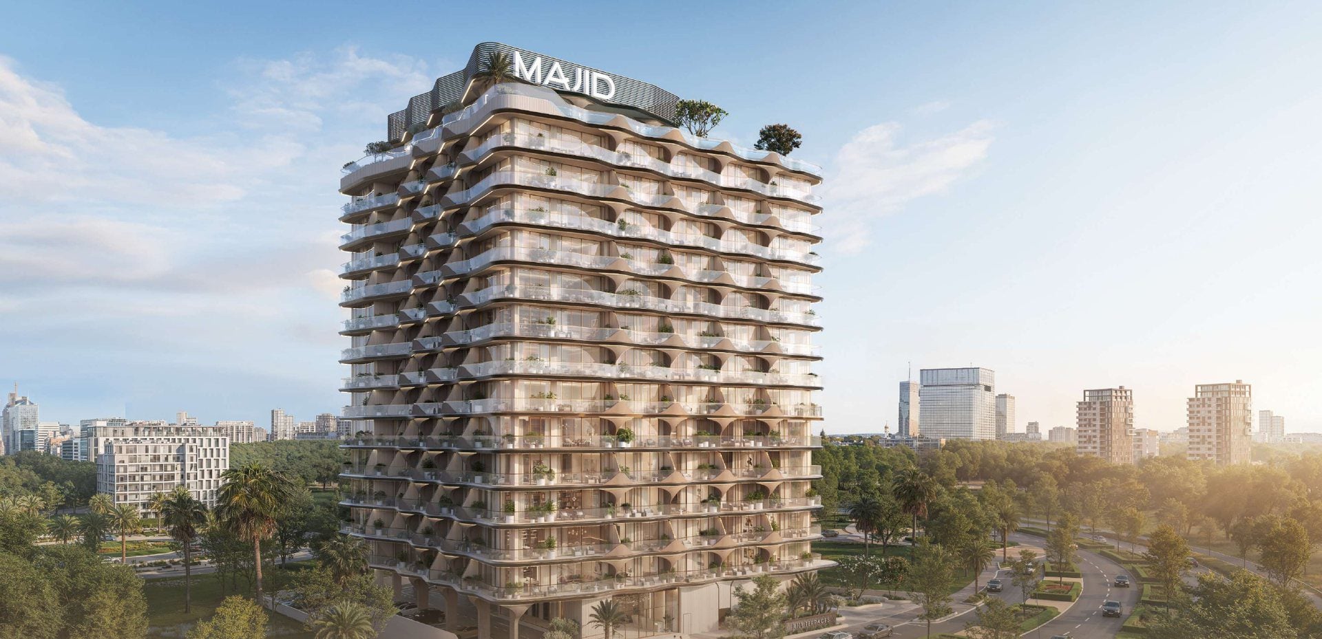 JURA TERRACES by Majid Developments, Wadi al safa 5. Render supplied by developer.
