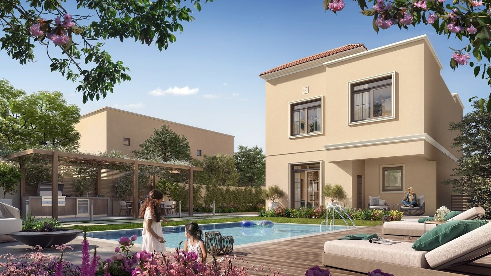 Yas Park Views by Aldar, image 1 of 11. Render supplied by developer.