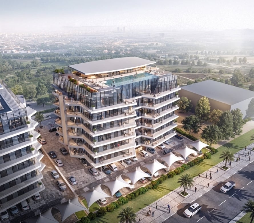 Cresswell Views by Arady Properties, Dubai South. Render supplied by developer.