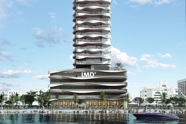 The Pier Residences by LMD, image 1 of 11. Render supplied by developer.