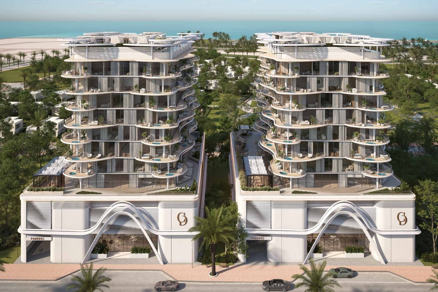 Agua Residences by Citi Developers in Dubai Islands, render supplied by developer