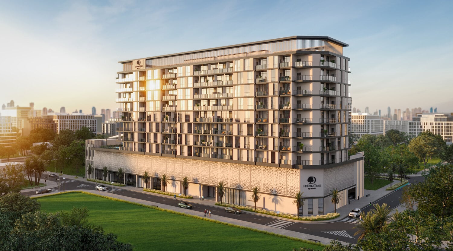 DoubleTree by Hilton by West F5 Developments, Jumeirah Garden City. Render supplied by developer.