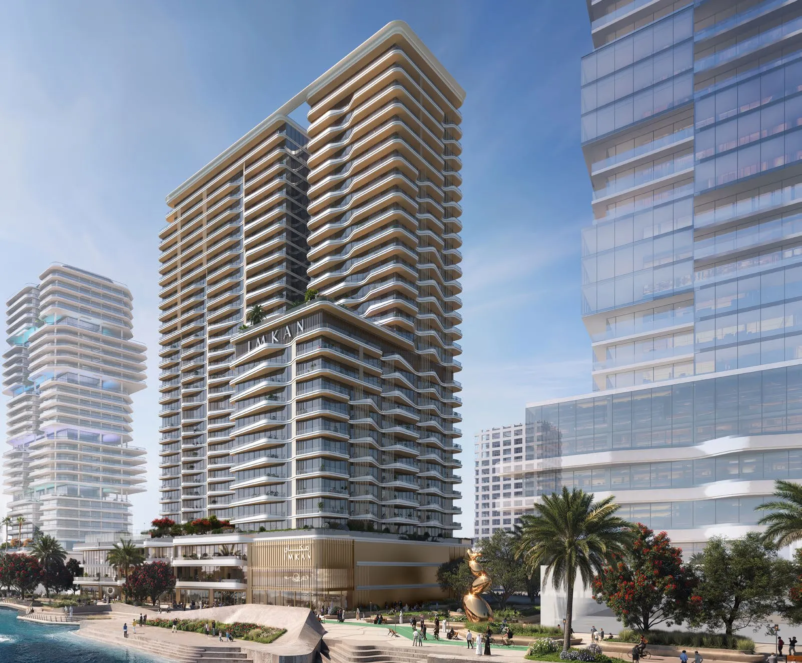 Sunstone by IMKAN Properties, Al Reem Island. Render supplied by developer.
