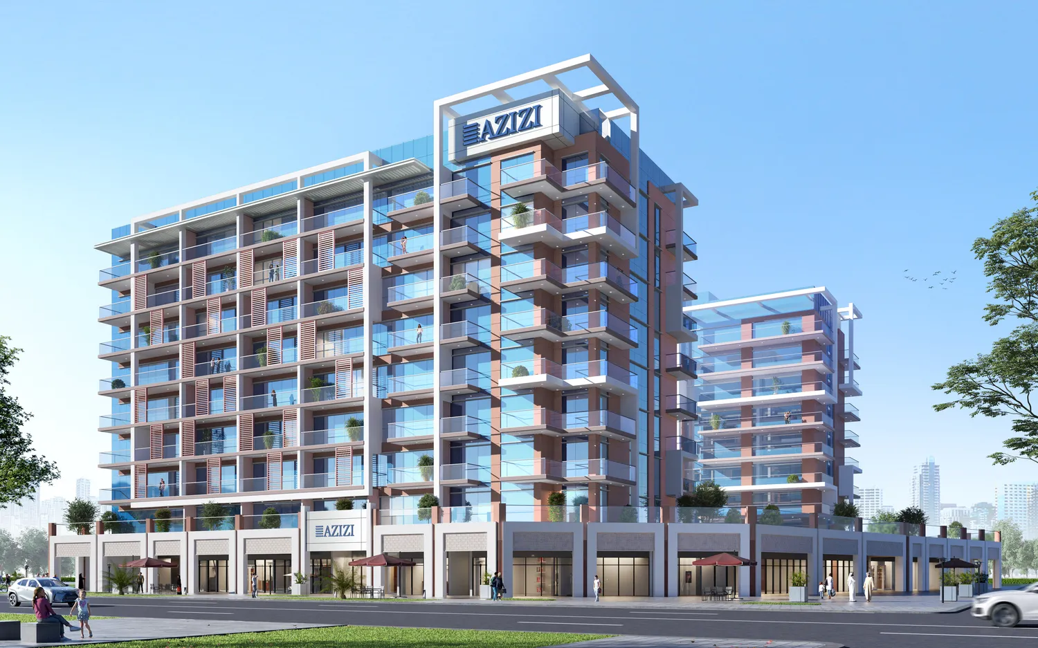 Riviera 60 by Azizi, Azizi Riviera at Meydan One. Render supplied by developer.