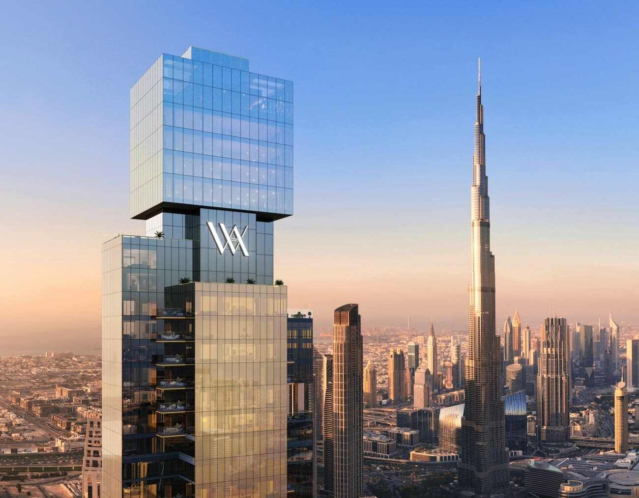 Waldorf Astoria Residence by Nabni by NABNI Developments, Business Bay. Render supplied by developer.