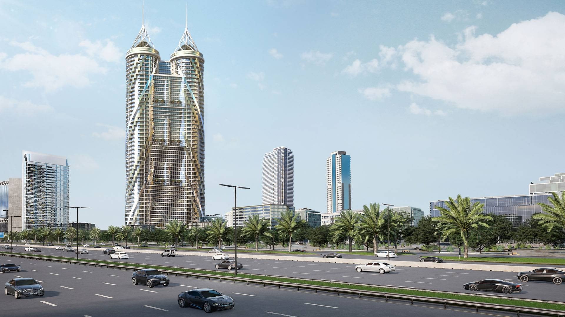 The Biltmore Residences Sufouh by GJ Properties, Al Sufouh. Render supplied by developer.