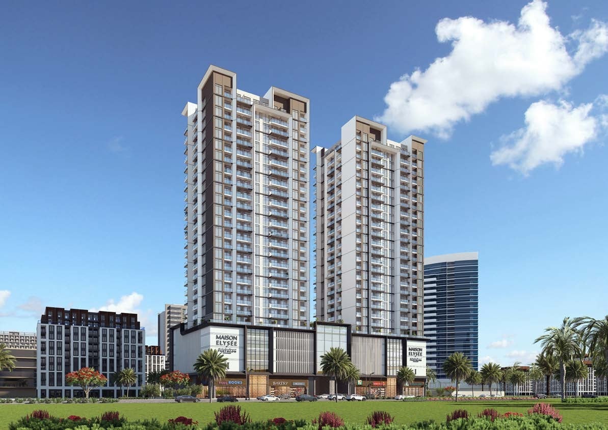 Maison Elysee I by Pantheon, JVC (Jumeirah Village Circle). Render supplied by developer.