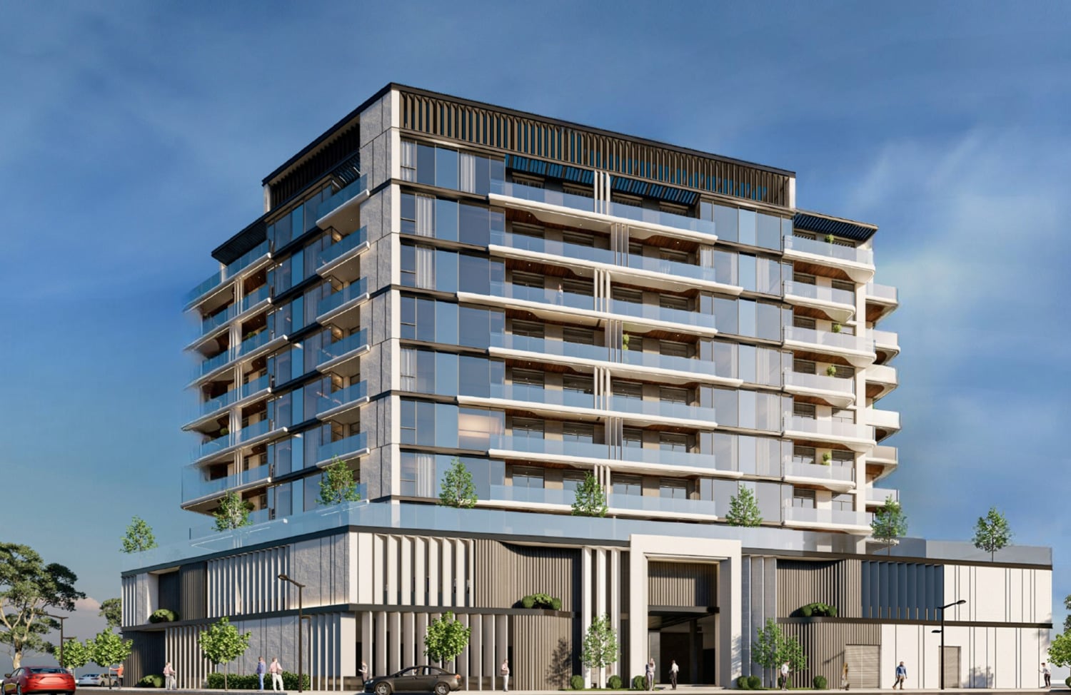 Capital Horizon Terraces by Cirrera (Capital International Real Estate Developer), Dubai Islands. Render supplied by developer.