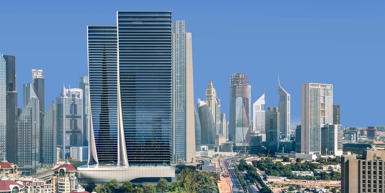 Akala Residences by ARADA, DIFC (Dubai International Financial Center). Render supplied by developer.