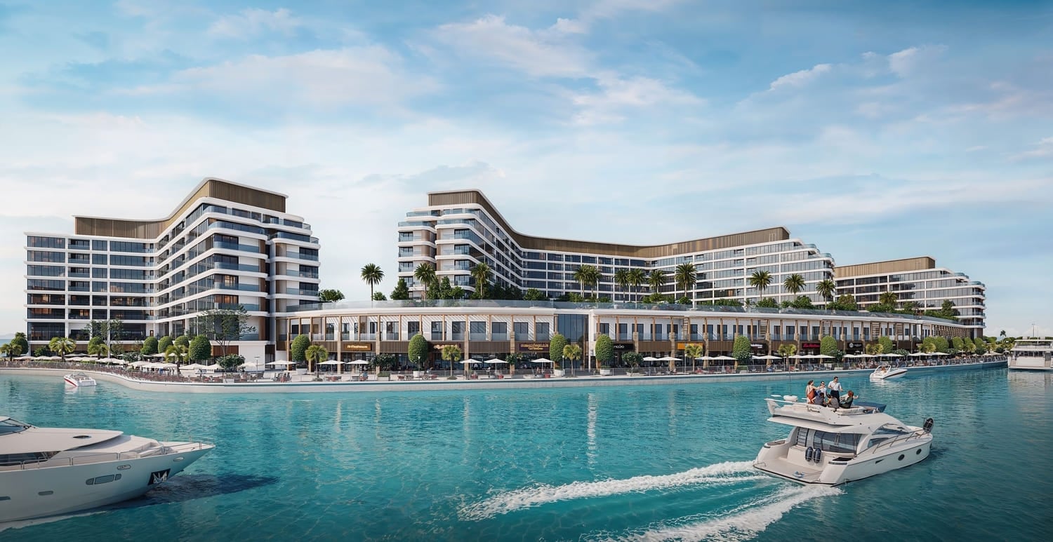 Bayfront Marina Residences by Sobha, Siniya Island. Render supplied by developer.