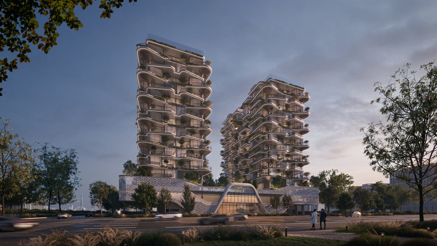 Treppan Serenique Residences by Fakhruddin Properties, Dubai Islands. Render supplied by developer.