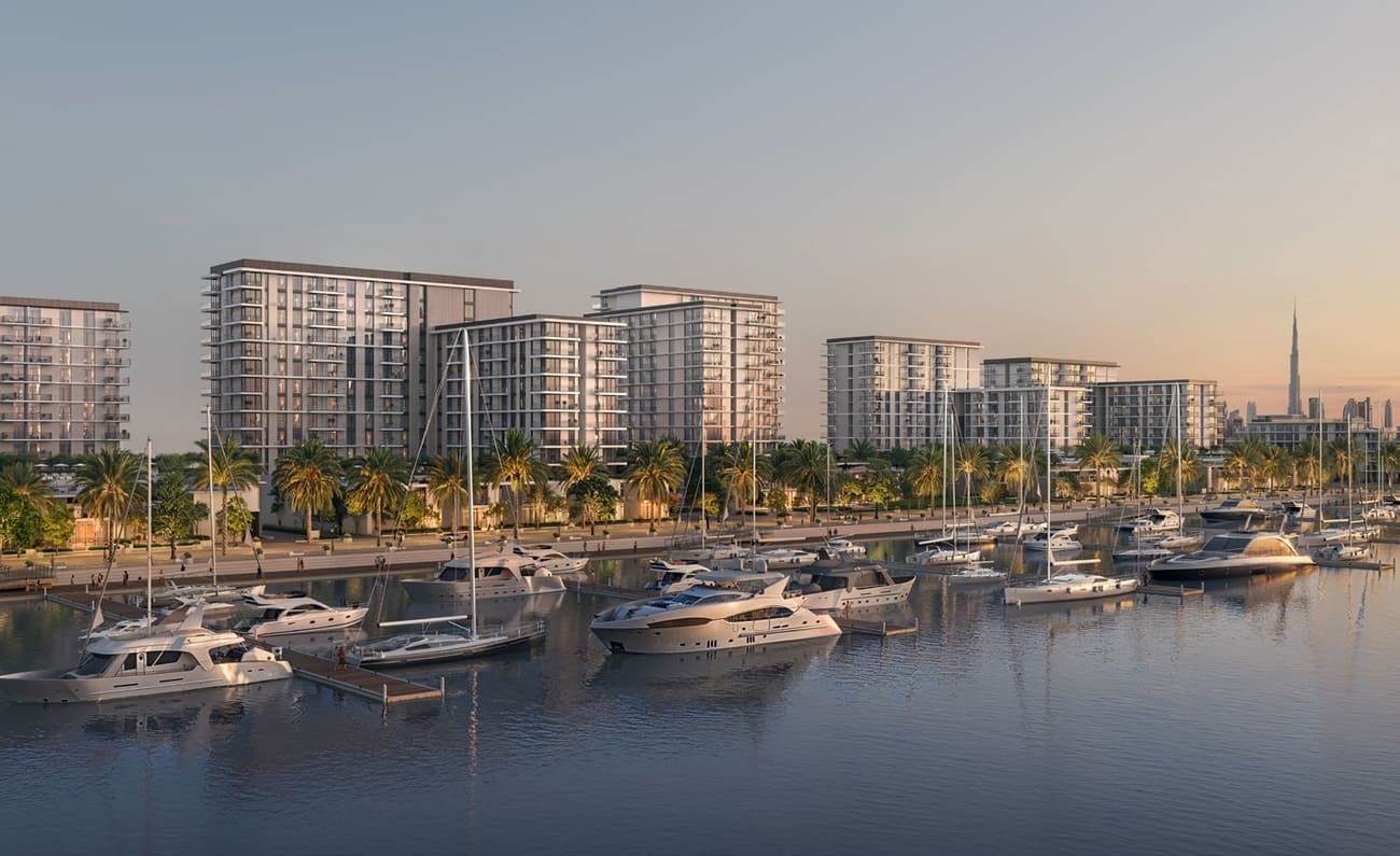 Pier Point by Emaar, Mina Rashid. Render supplied by developer.