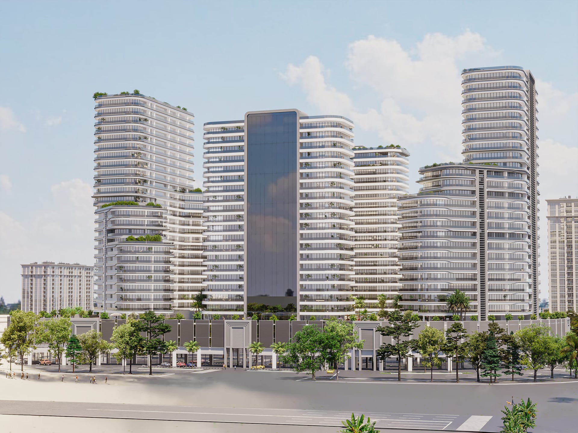 The Central Downtown by AQUA Developments, Arjan. Render supplied by developer.