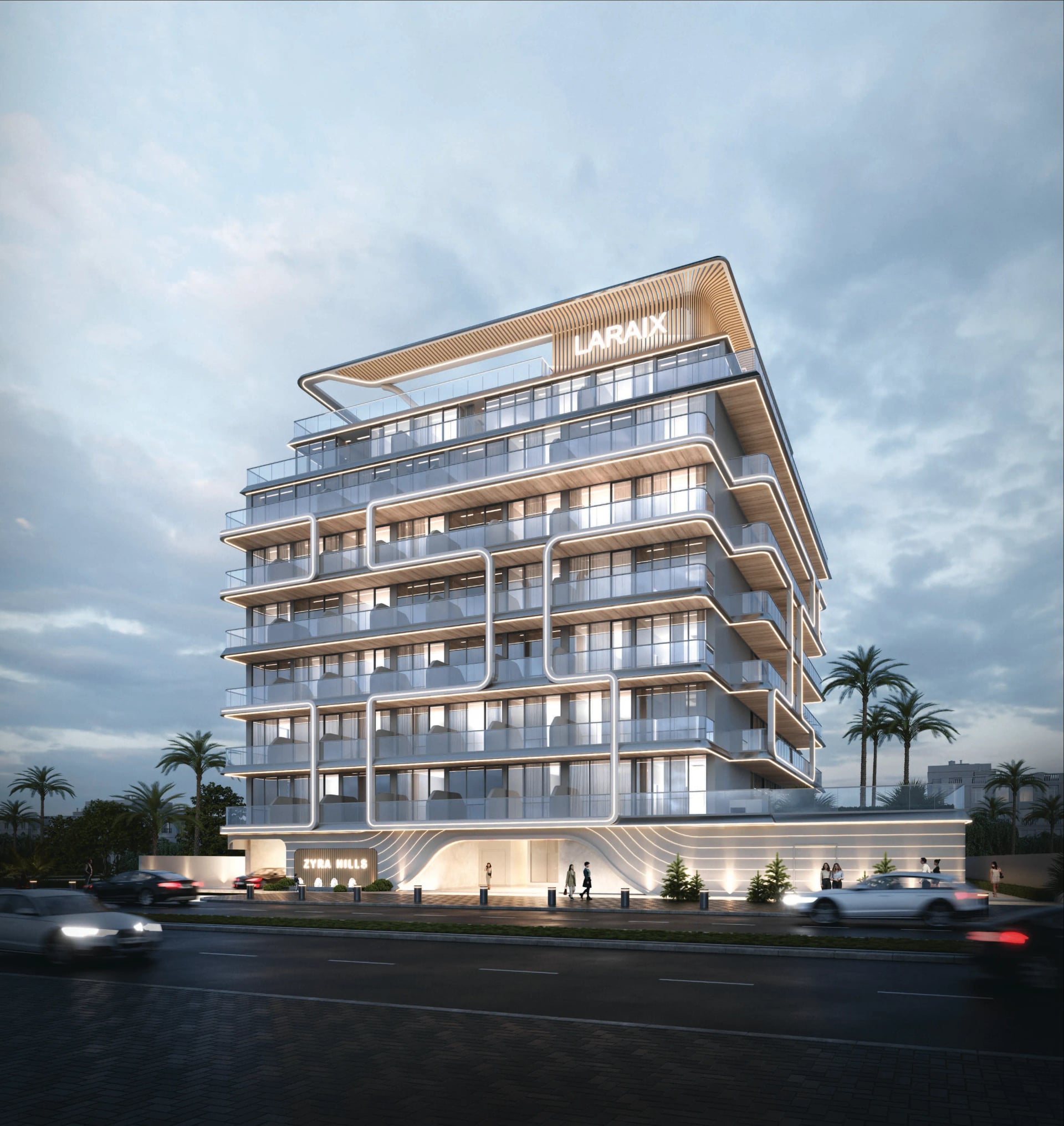 Zyra Hills by Laraix Developers, Dubai International City. Render supplied by developer.