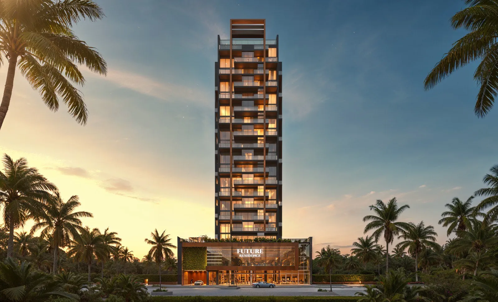 Future Residence by True Future Real Estate Development, Bukadra. Render supplied by developer.