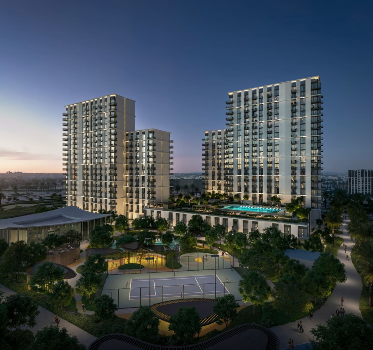 Hillsedge by Emaar, Dubai Hills. Render supplied by developer.