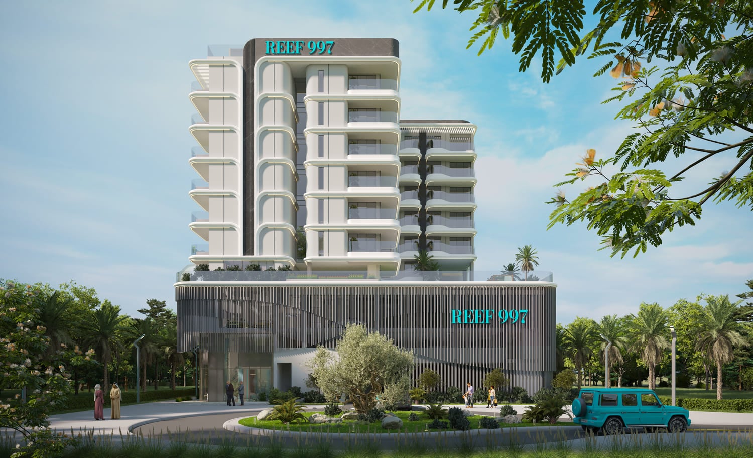 Reef 997 by REEF Luxury Developments, Dubai Islands. Render supplied by developer.