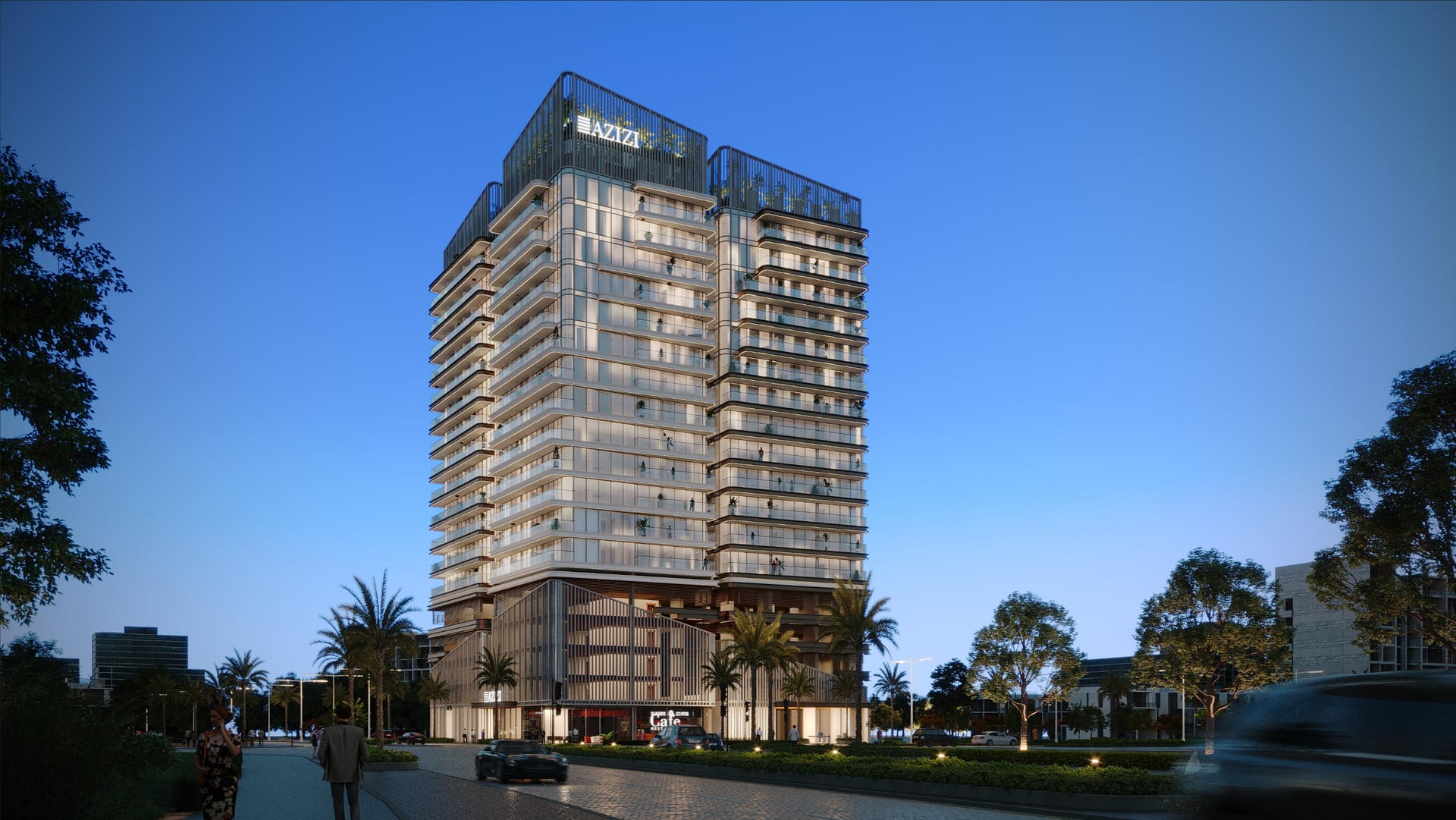 Azizi Ruby by Azizi, JVC (Jumeirah Village Circle). Render supplied by developer.