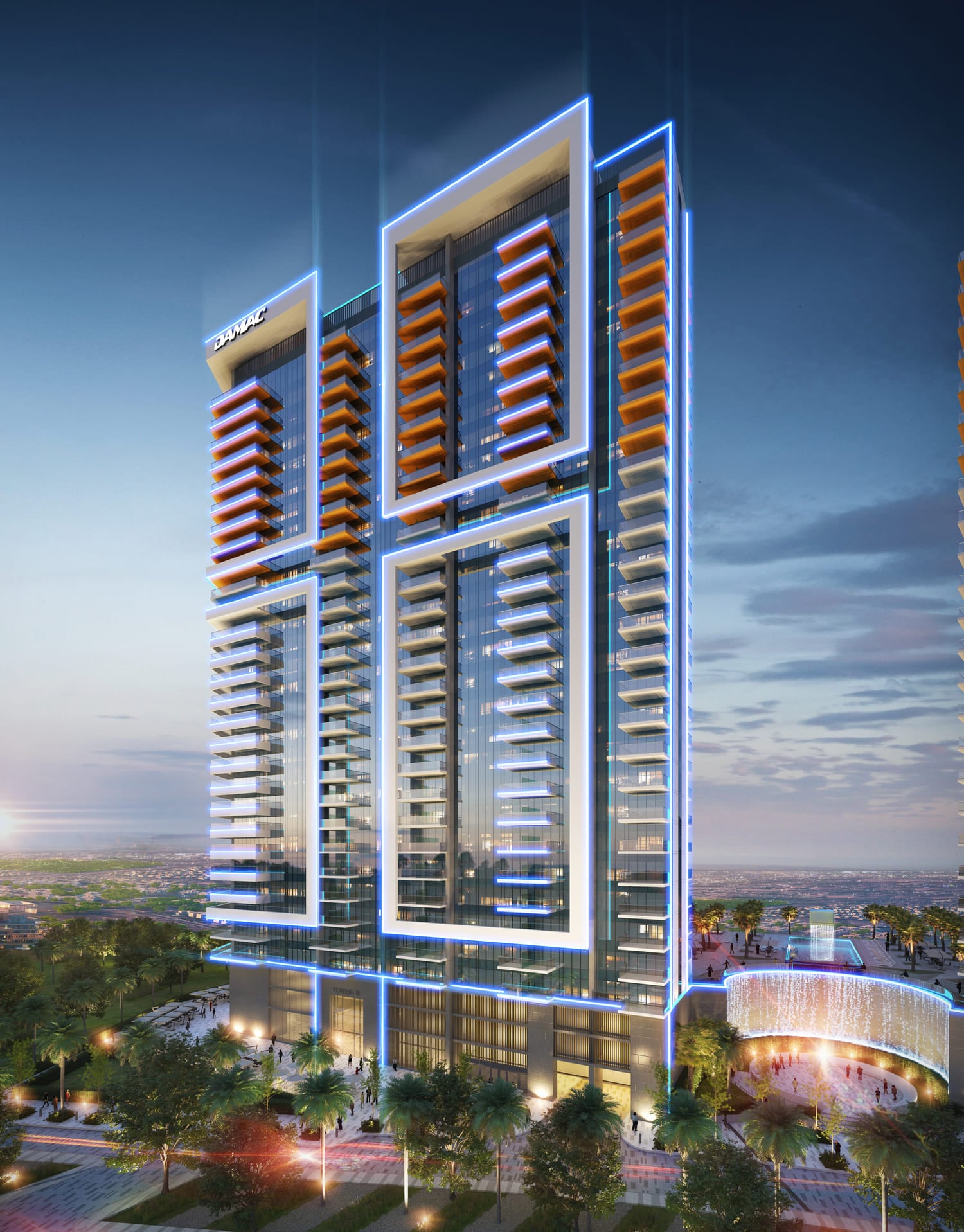 Damac Hills - Golf Gate 2 by Damac in Damac Hills, render supplied by developer