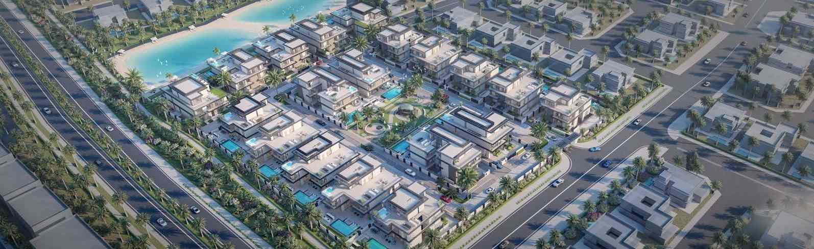 Nineteen Riviera Lagoon by Riviera Group, MBR District 11 (Meydan South). Render supplied by developer.