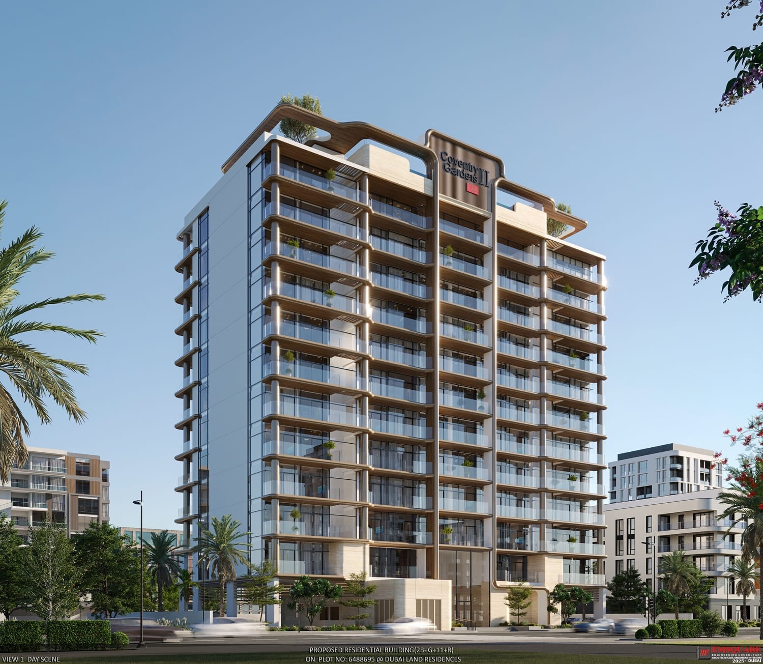 Coventry Gardens 2 by GFS Developments in Dubailand Residence Complex, render supplied by developer