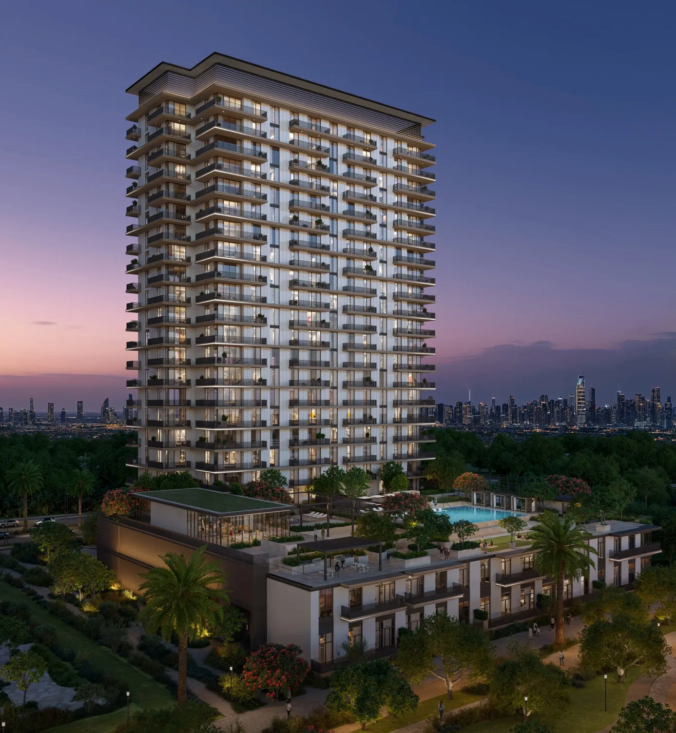 Greencrest by Emaar, Dubai Hills. Render supplied by developer.
