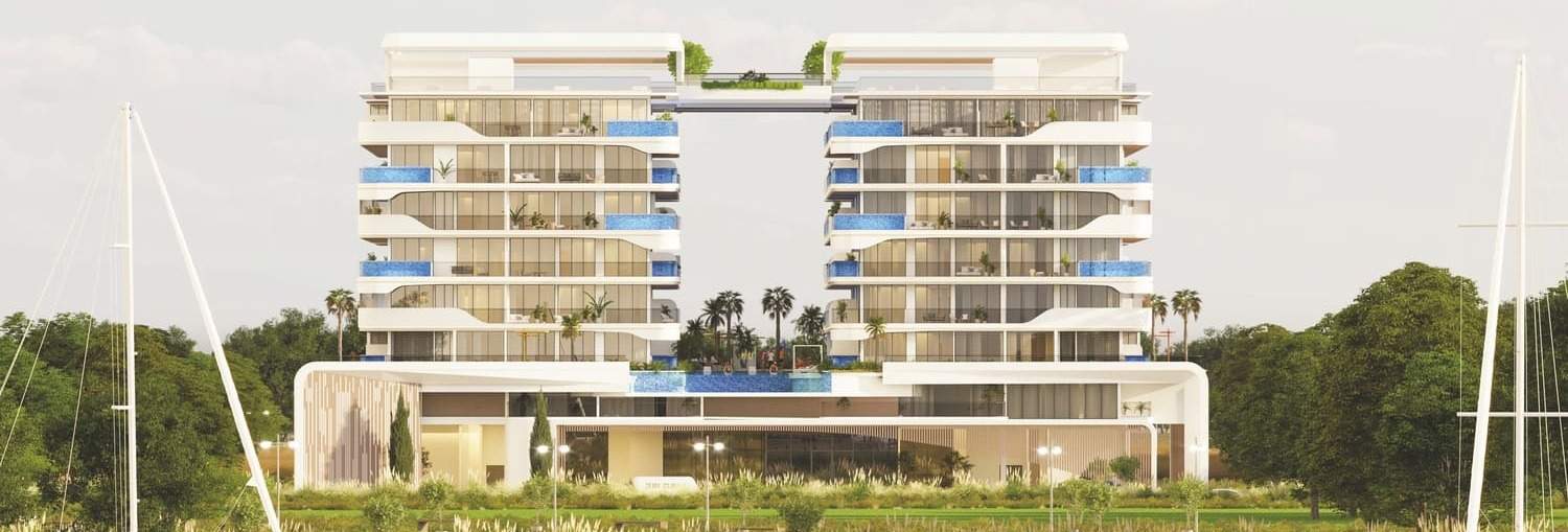 Ocean Pearl 1 and 2 by Samana, Dubai Islands. Render supplied by developer.