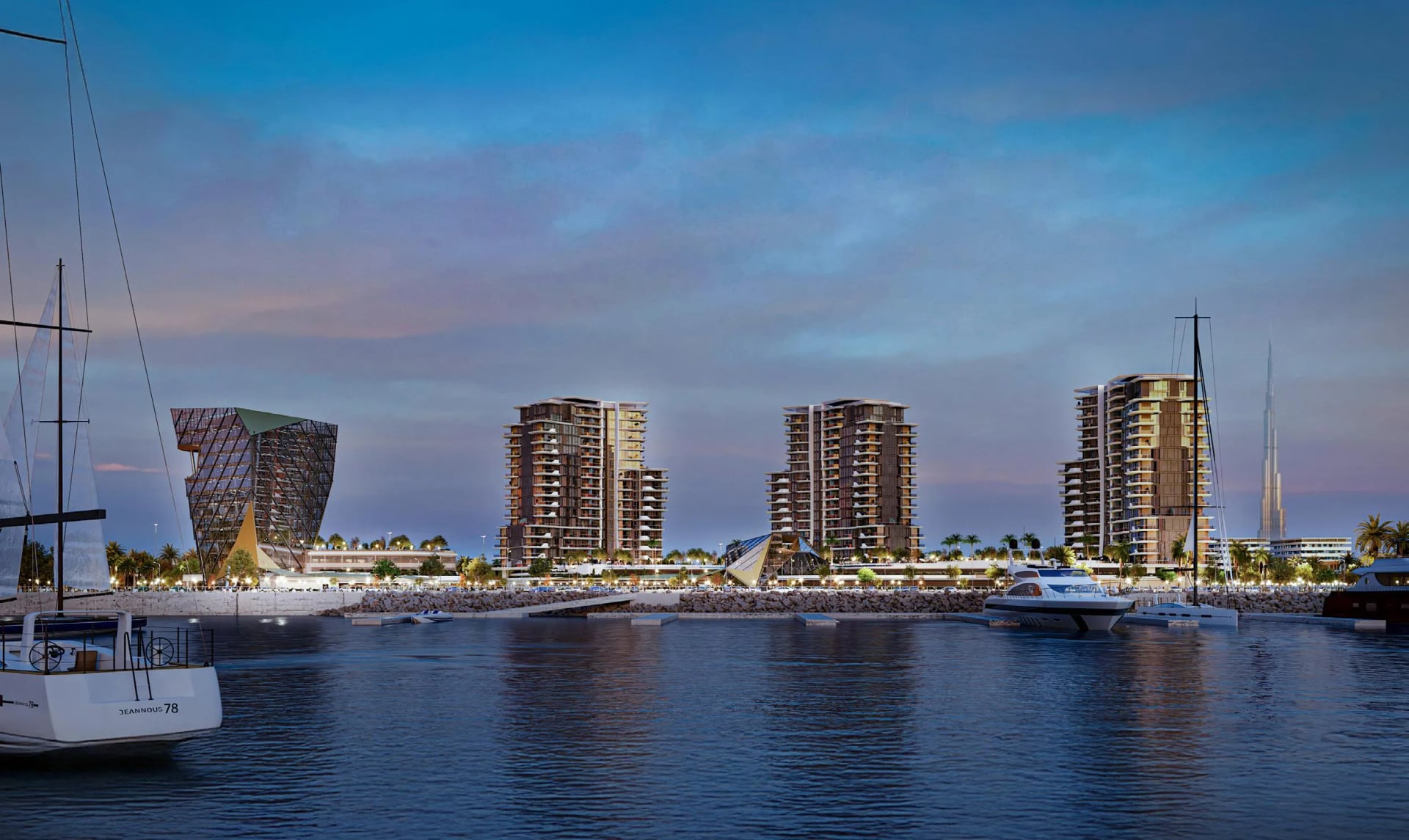 Portside Square by Ellington, Mina Rashid. Render supplied by developer.