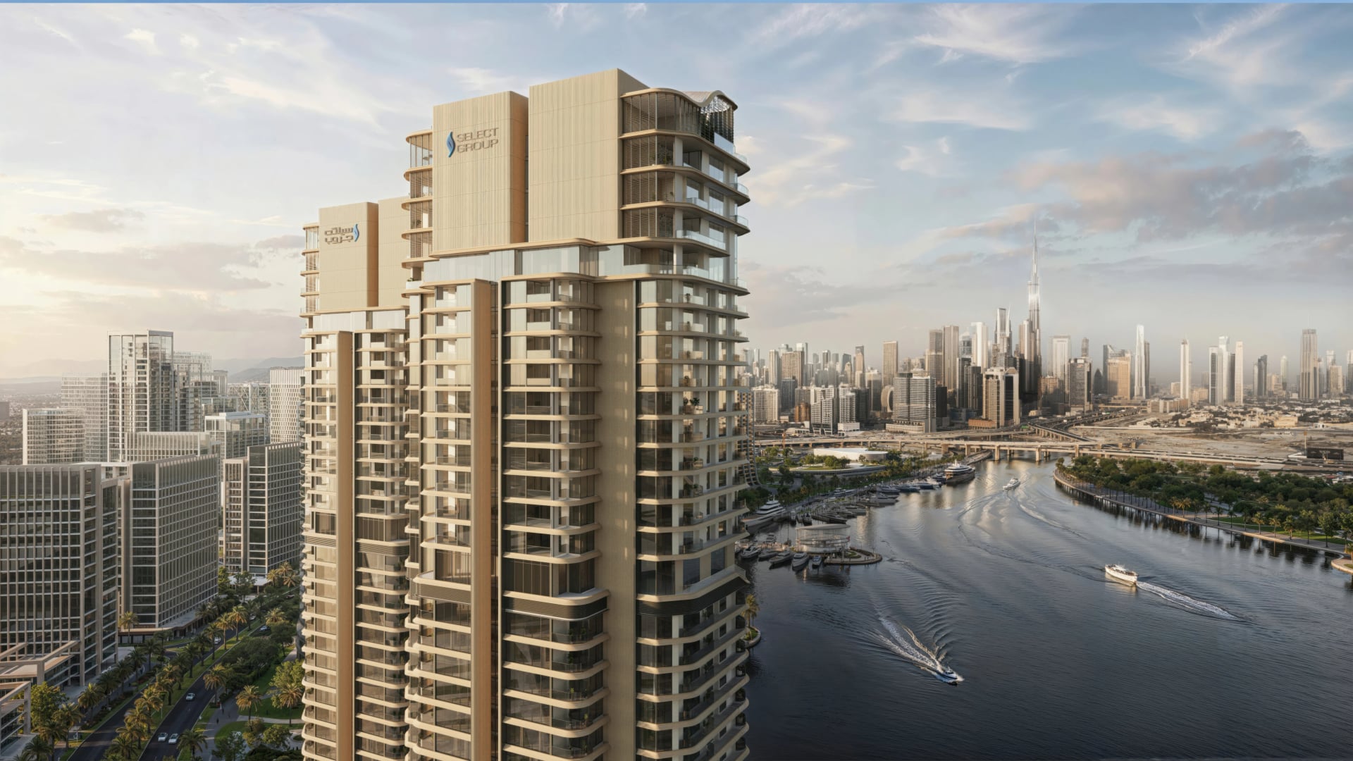 Artistry One Residences by Select Group, Dubai Design District. Render supplied by developer.
