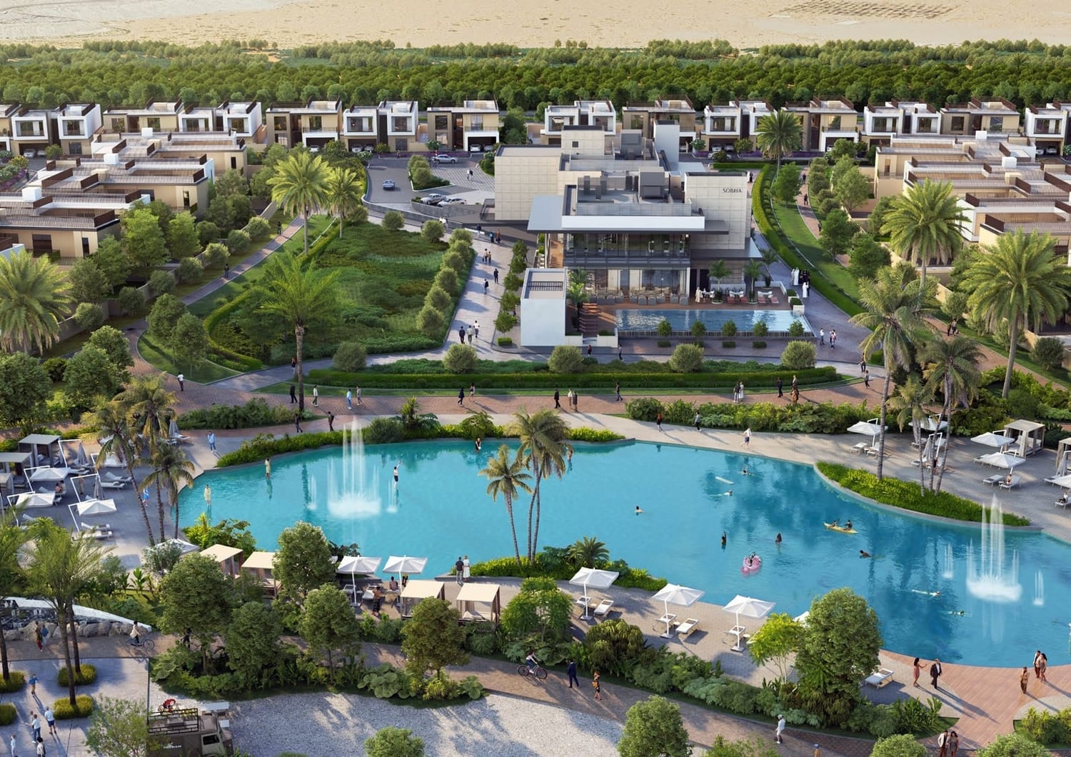Elwood by Sobha, The Valley. Render supplied by developer.