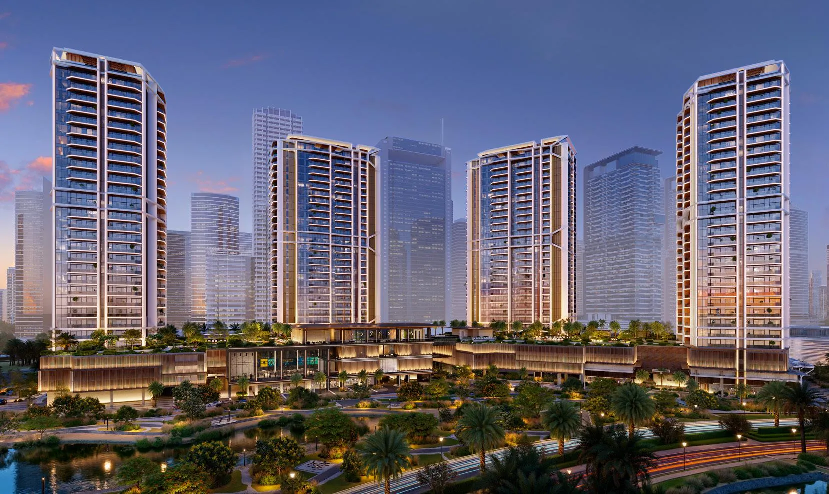 Eltiera Views by Ellington, Jumeirah Islands. Render supplied by developer.