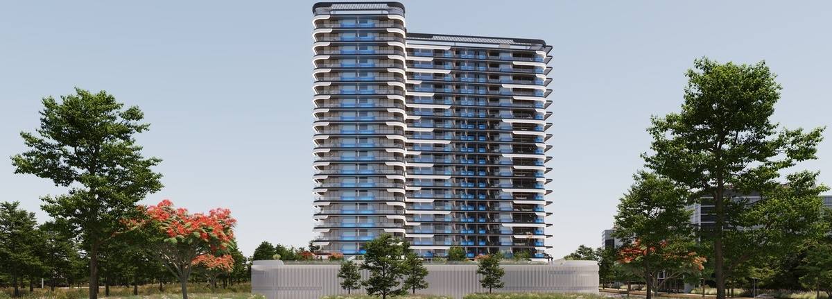 Samana Resorts by Samana, Dubai Production City. Render supplied by developer.