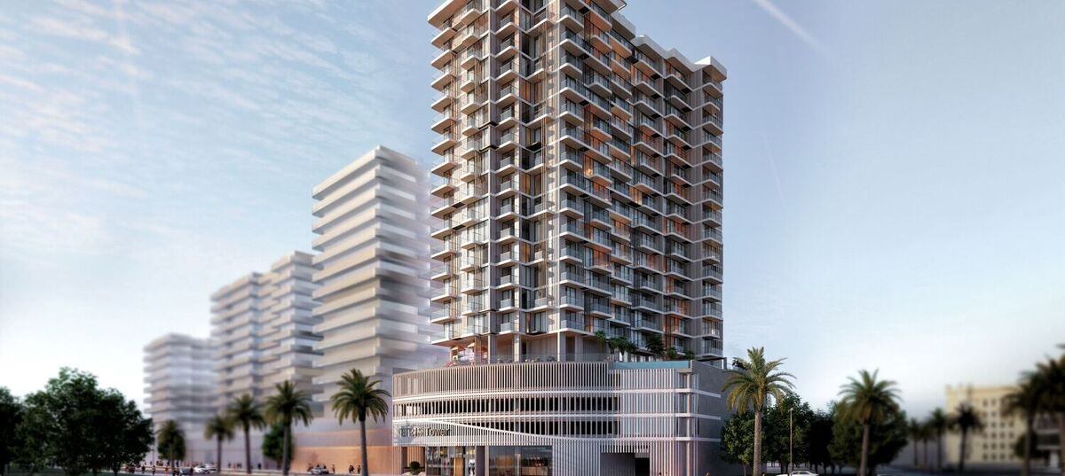 TETR1S Tower by Object One, JVC (Jumeirah Village Circle). Render supplied by developer.