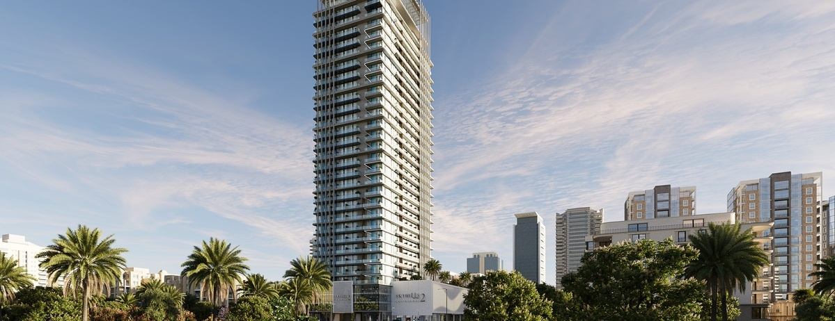 Sky Hills Residence 2 by HRE Development, JVC (Jumeirah Village Circle). Render supplied by developer.