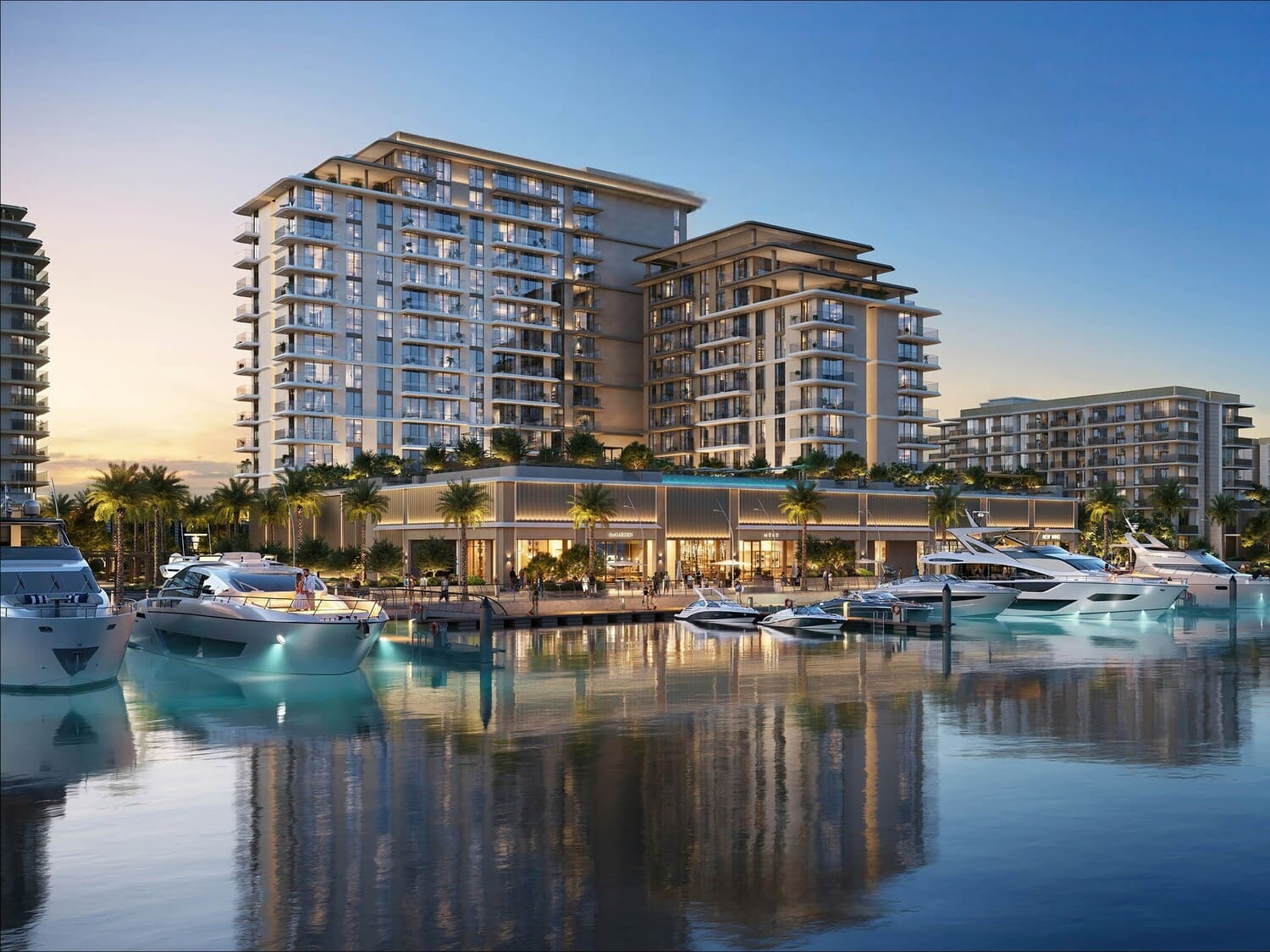 Aurea by Emaar, Mina Rashid. Render supplied by developer.
