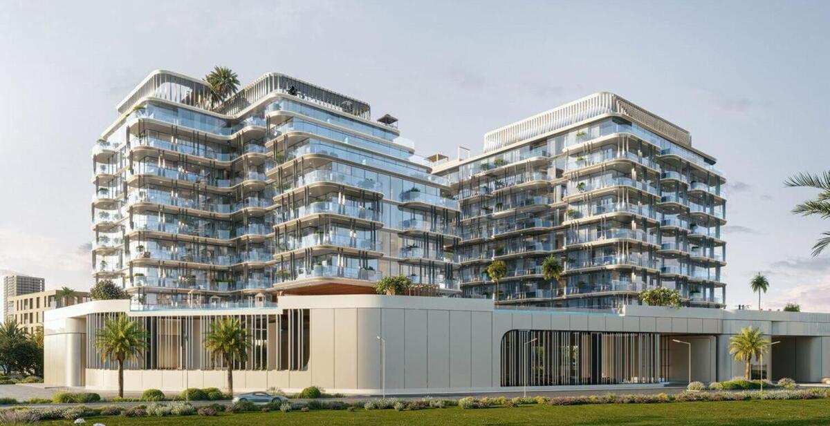 Samana Ocean Bay by Samana, Dubai Islands. Render supplied by developer.