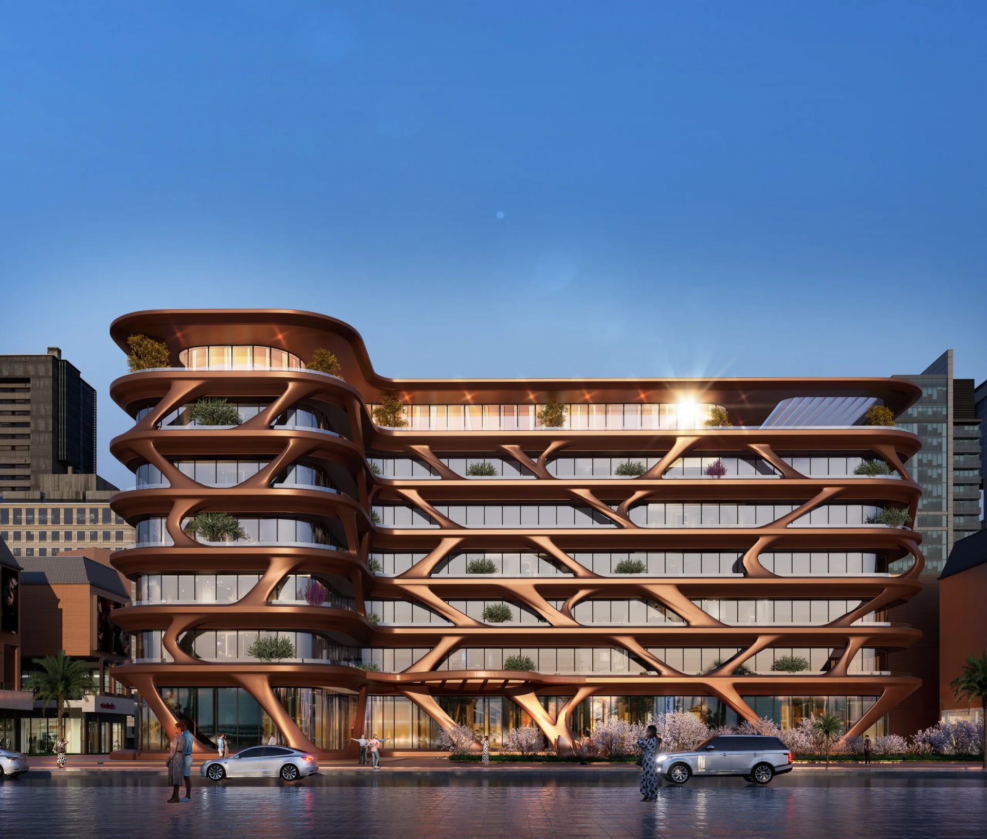 Magnolia by Palladium Prime Real Estate Development, Dubai Internet City. Render supplied by developer.