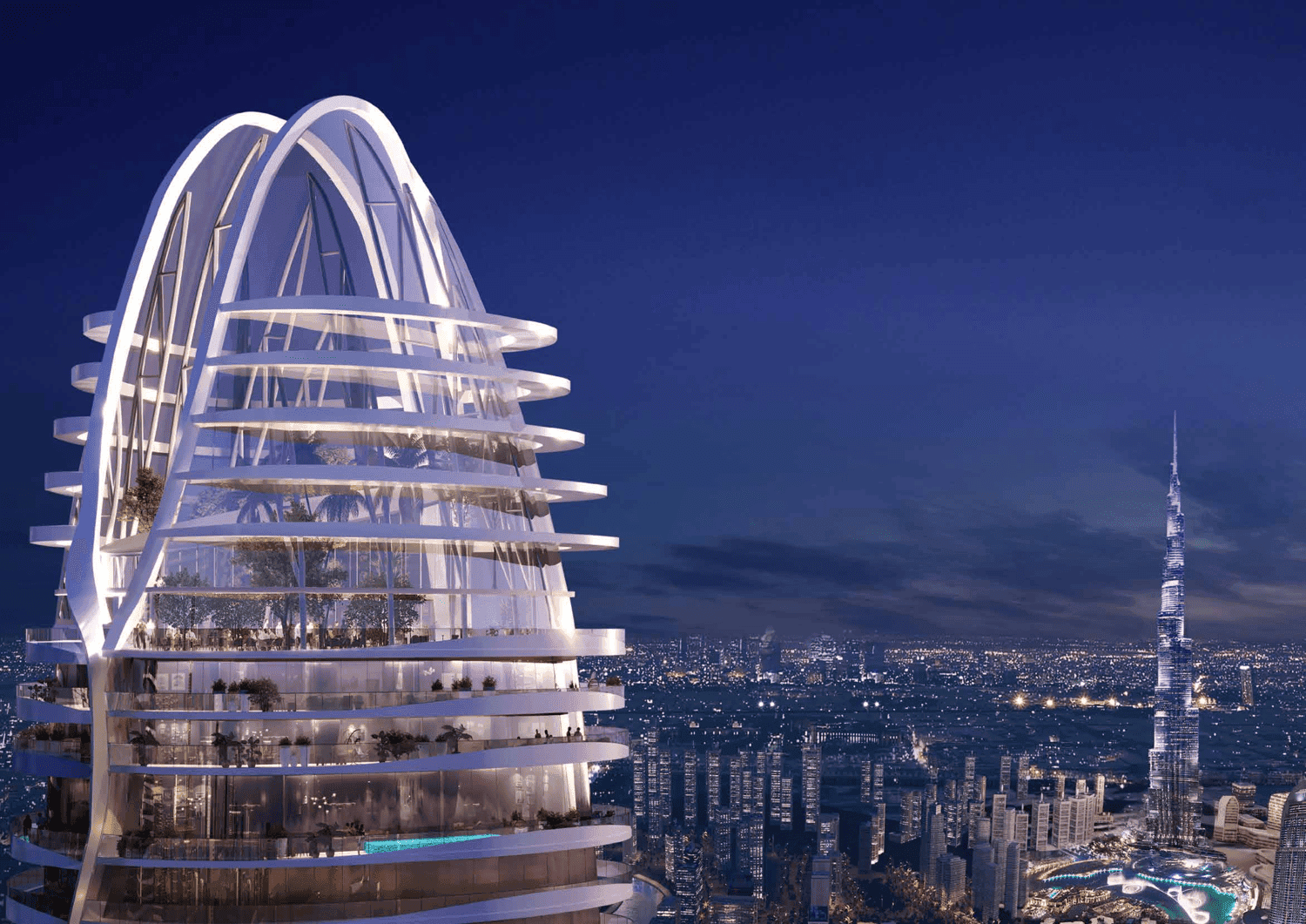 Altitude de Grisogono by Damac, Business Bay. Render supplied by developer.