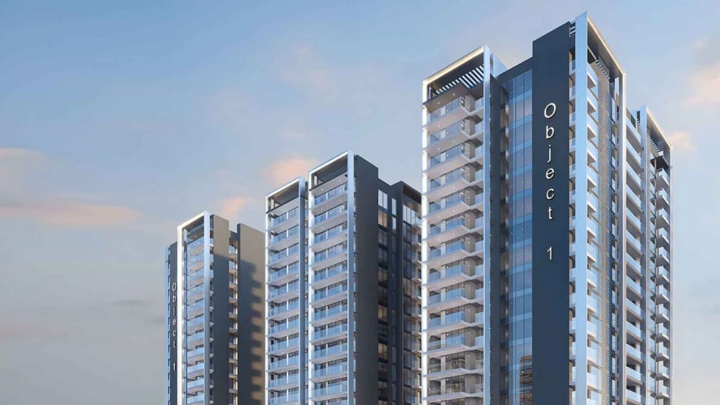 LUM1NAR by Object One, Al Barsha South 5. Render supplied by developer.