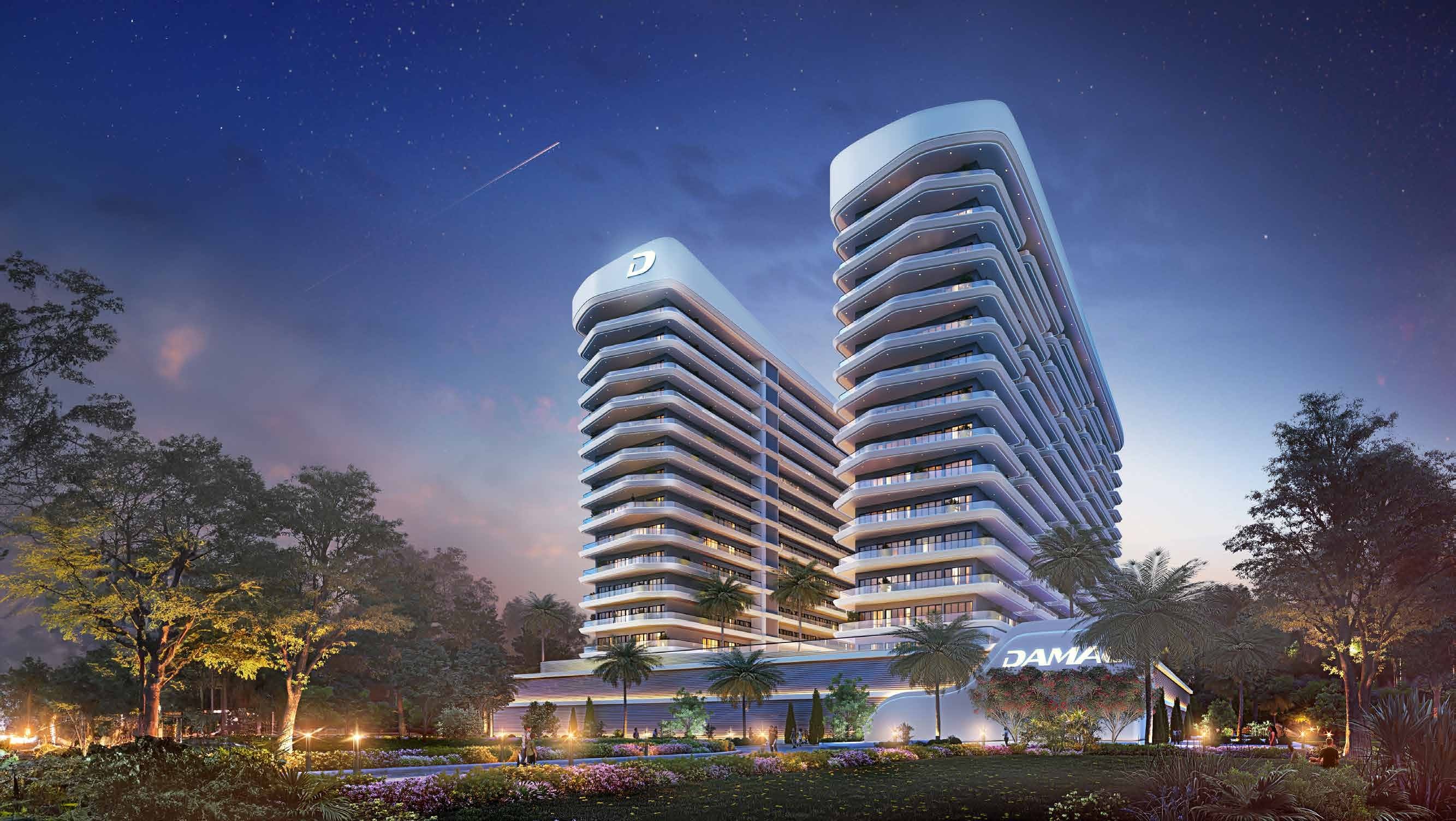 Damac Elo 2 by Damac, Damac Hills 2. Render supplied by developer.
