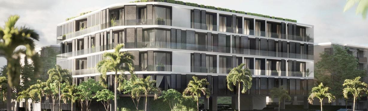Trafford Residences by DV8 Developments, Dubai South. Render supplied by developer.