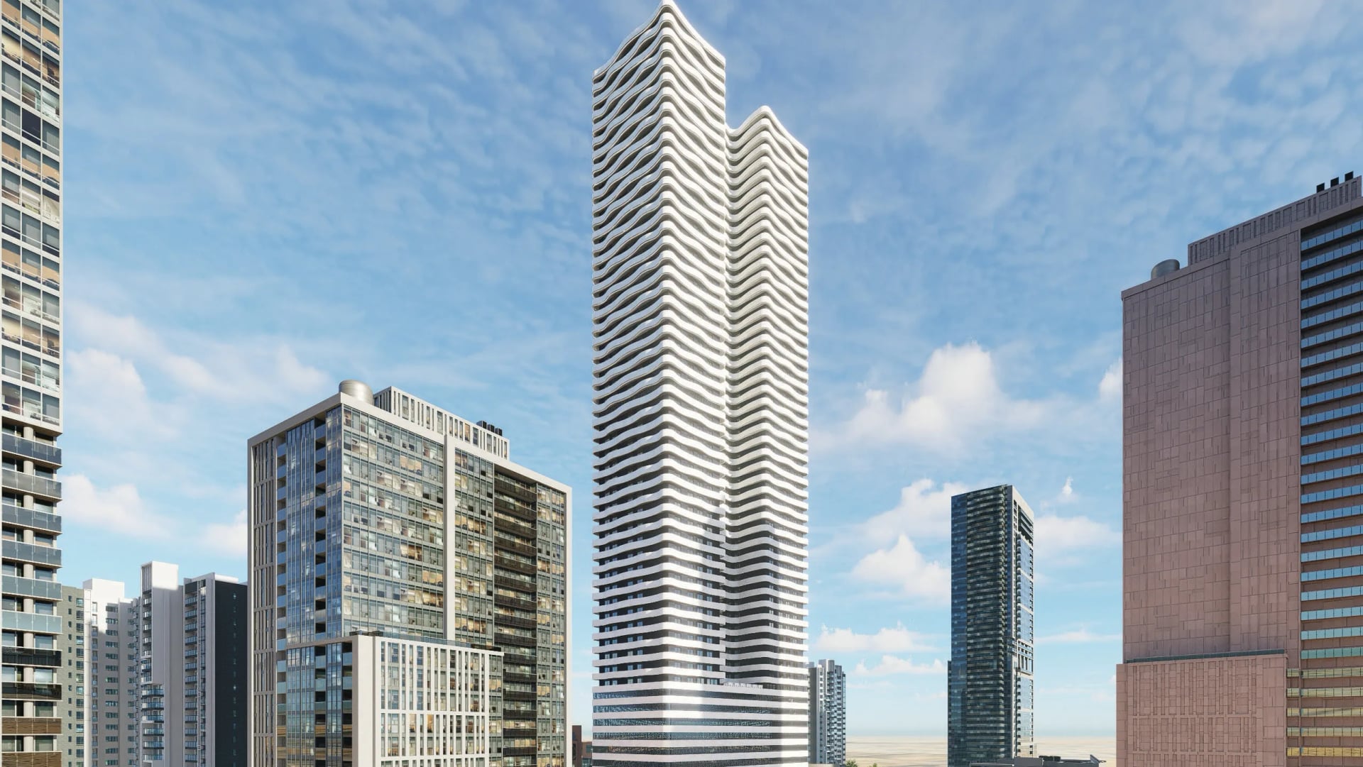 One 678 Residences by GJ Properties in Al Yasmeen, render supplied by developer