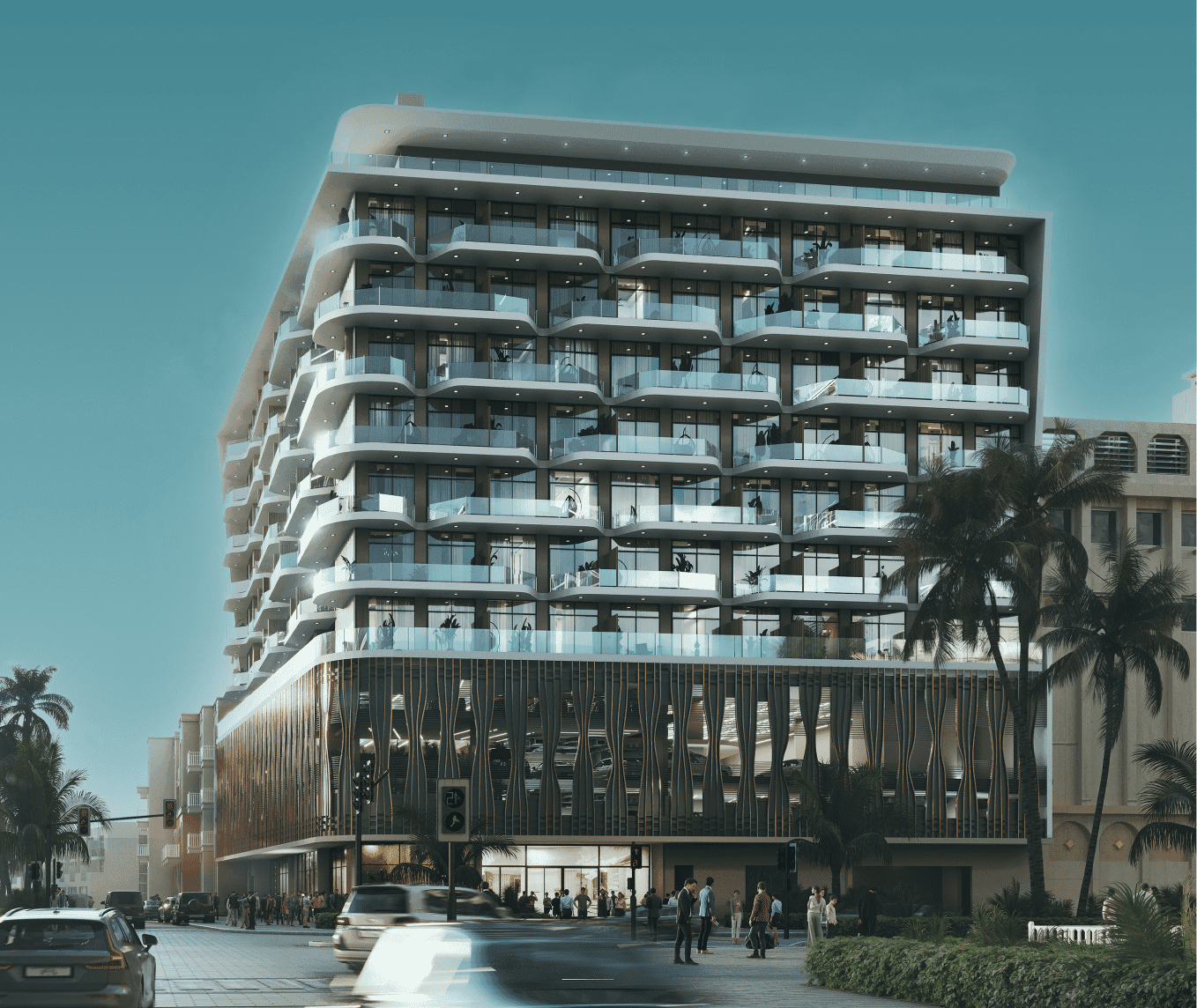 Vitality Residence by Segrex Development, JVC (Jumeirah Village Circle). Render supplied by developer.