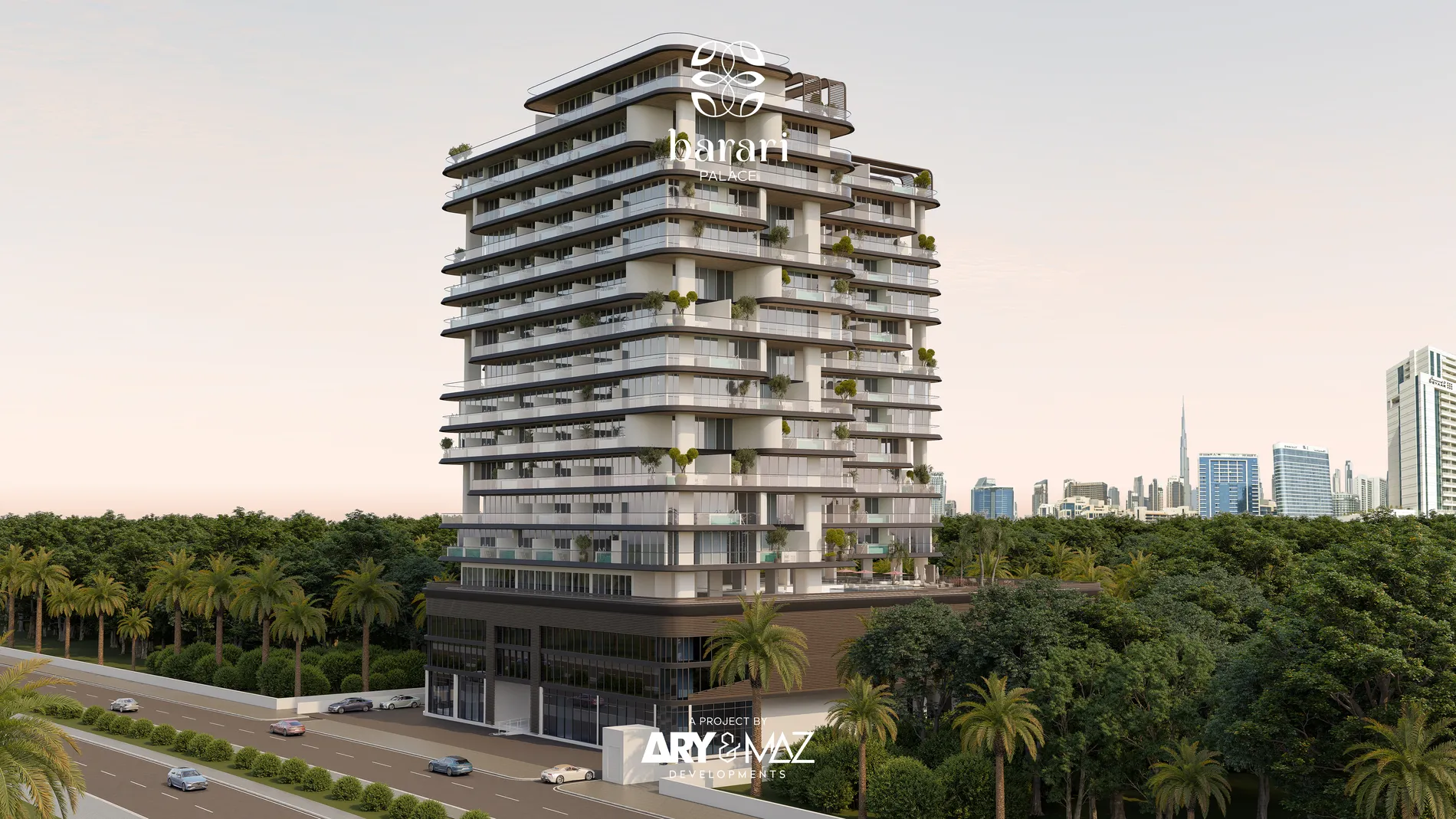 Barari Palace by ARY & MAZ Developments, Majan. Render supplied by developer.