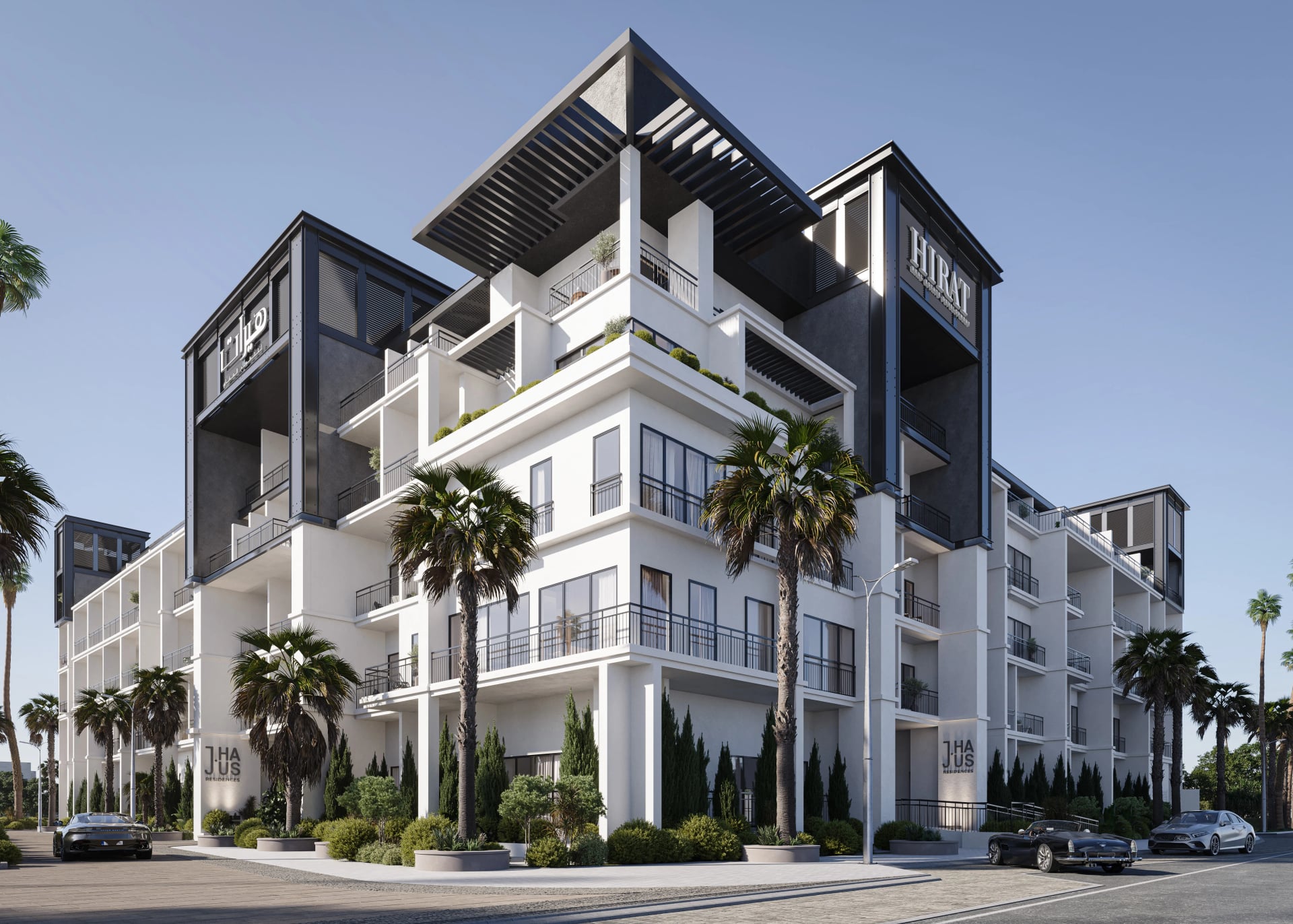 J-Haus Residence by Hirat Real Estate Development in JVC (Jumeirah Village Circle), render supplied by developer