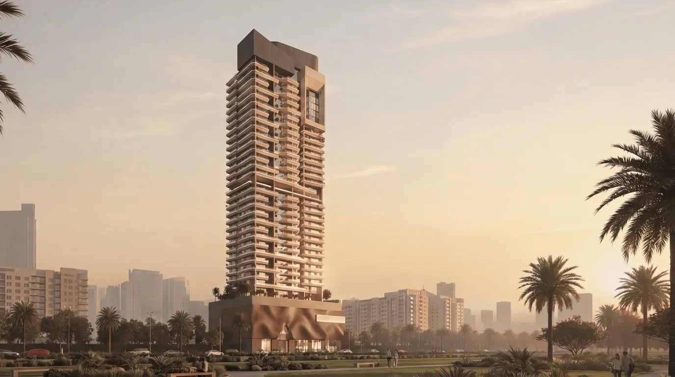 Arthouse Park Heights by Veha Development in JVC (Jumeirah Village Circle), render supplied by developer