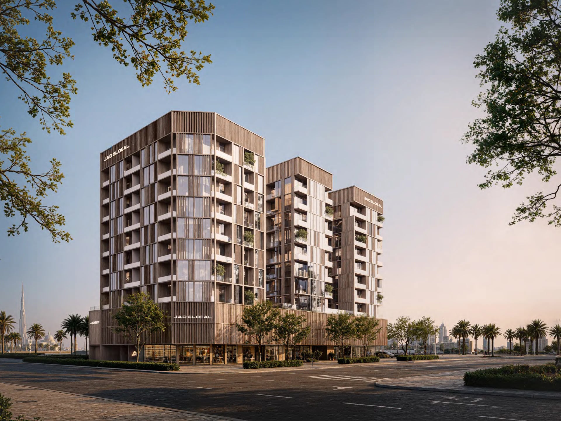JAD 288 by JAD Global, Jumeirah Garden City. Render supplied by developer.